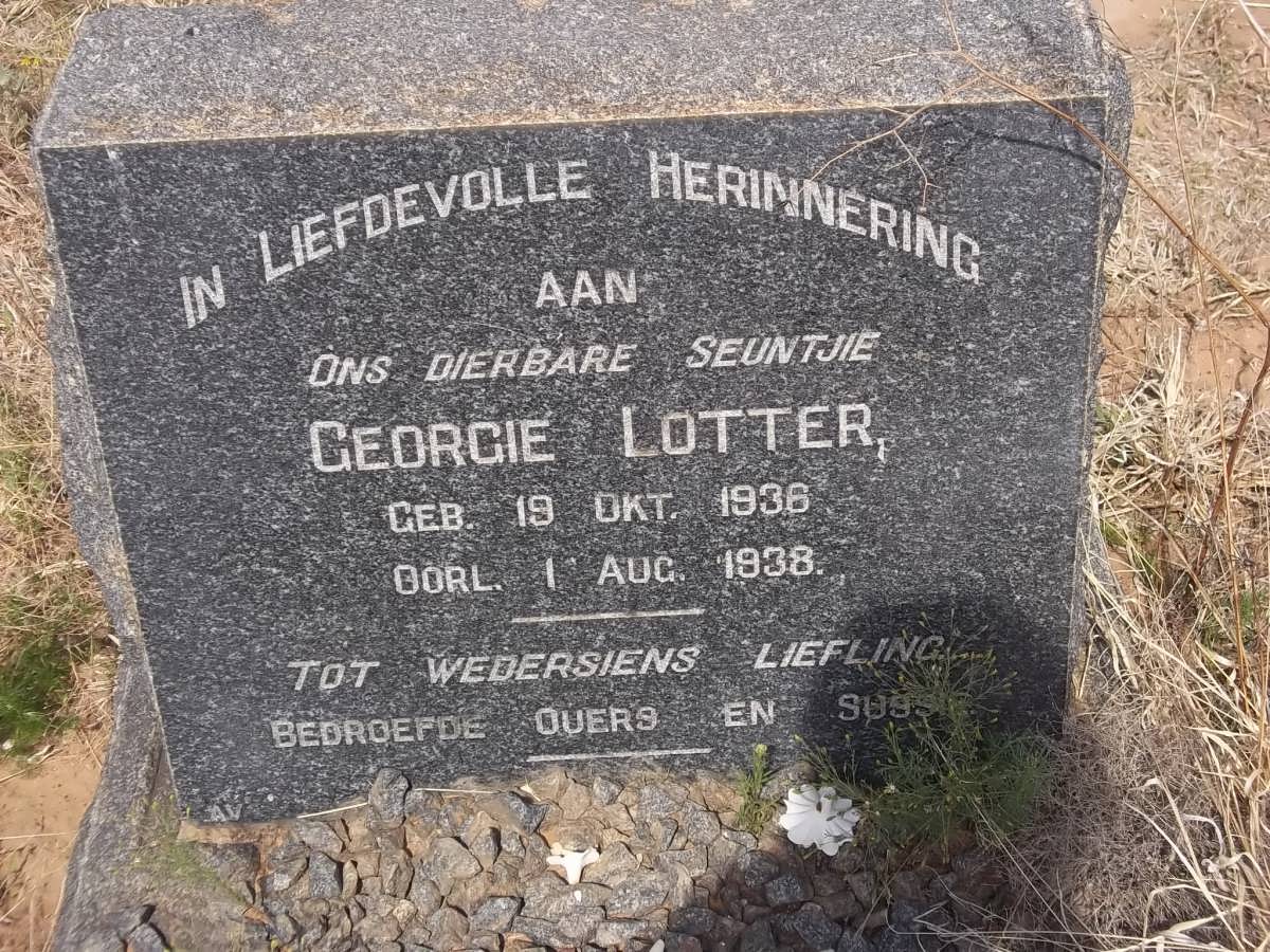 LOTTER Georgie 1936-1938