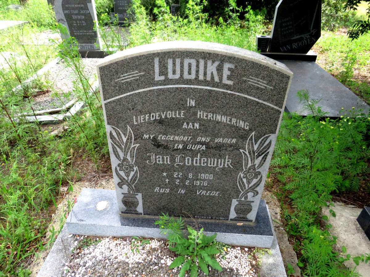LUDIKE Jan Lodewyk 1900-1976
