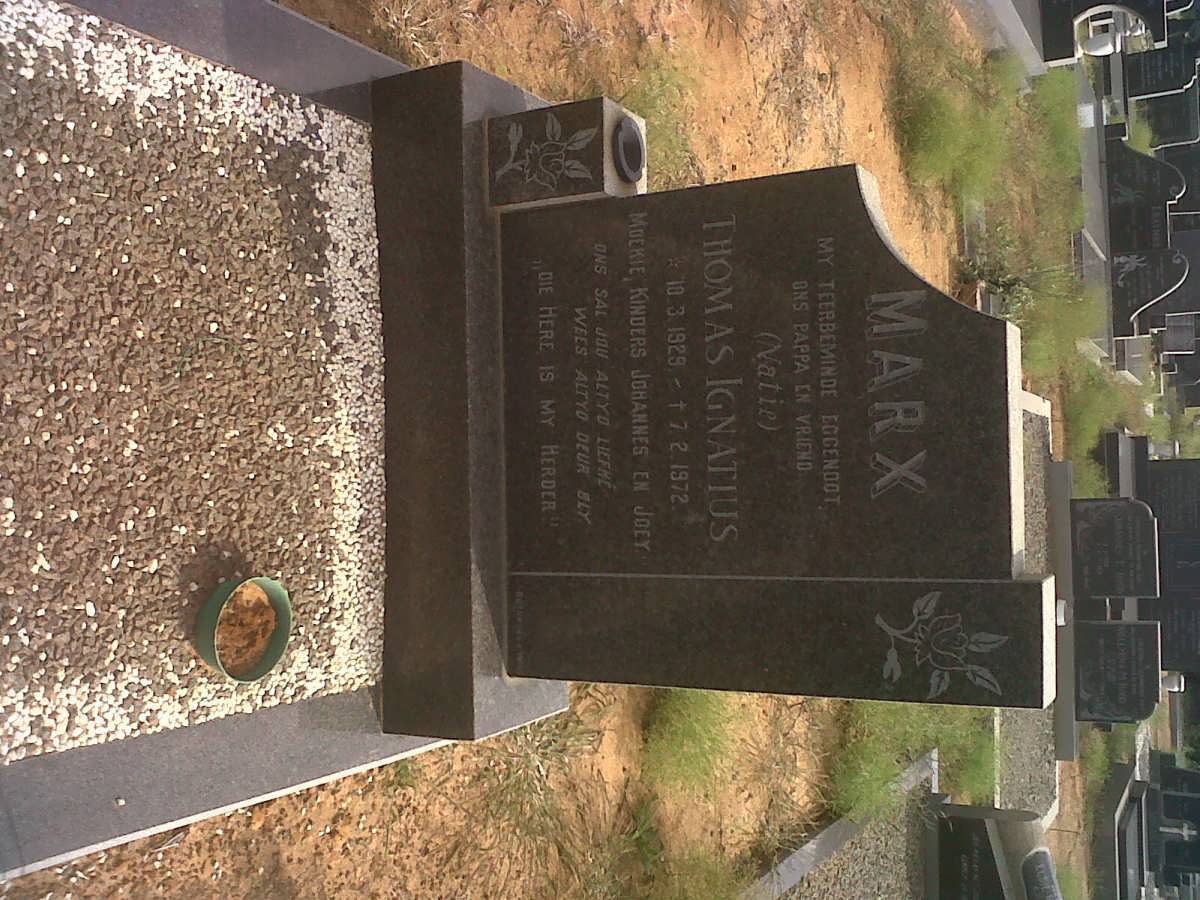 MARX Thomas Ignatius 1925-1972