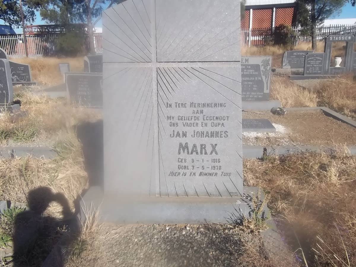 MARX Jan Johannes 1916-1978