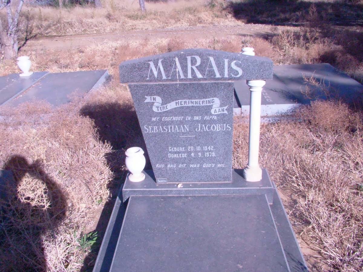 MARAIS Sebastiaan Jacobus 1942-1973
