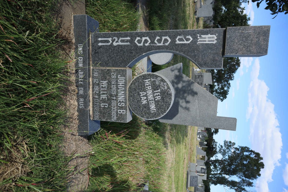 MASSYN Johannes B. 1909-1995 &amp; Nellie C. 1912-1996