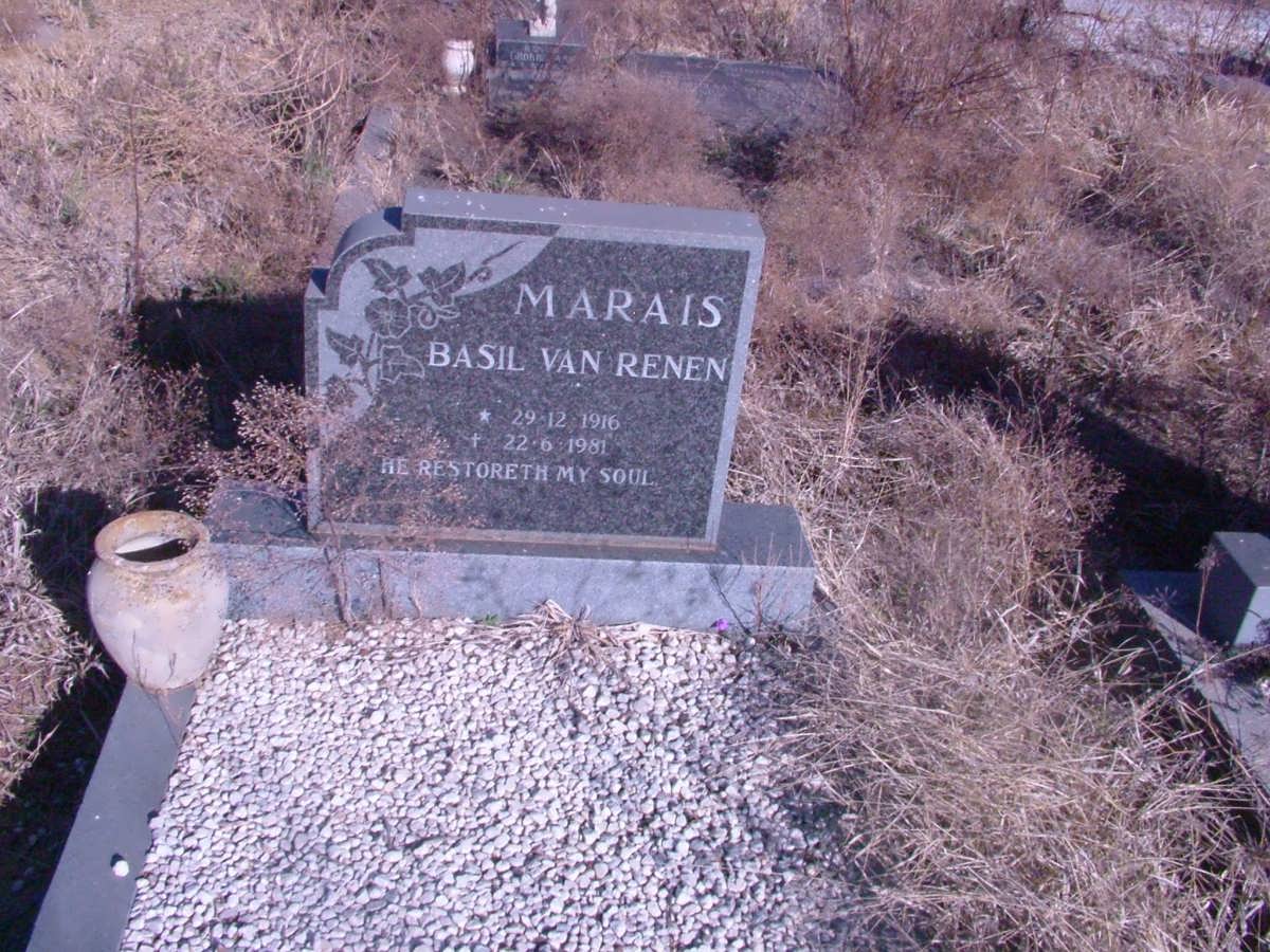 MARAIS Basil van Renen 1916-1981