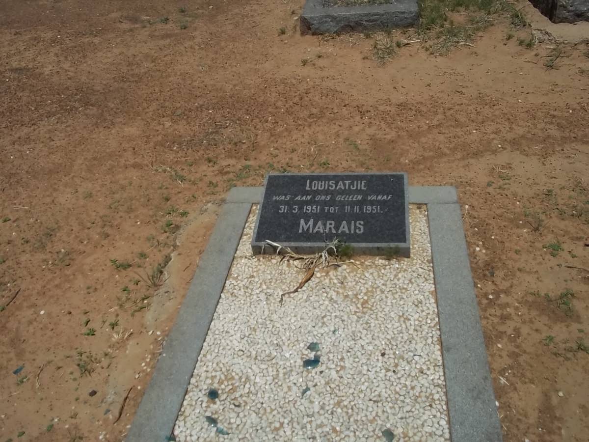 MARAIS Louisatjie 1951-1951