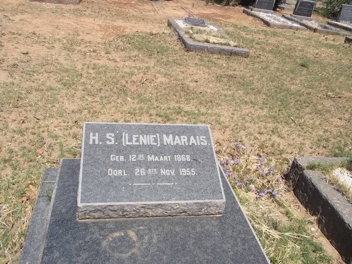 MARAIS H.S. 1868-1955