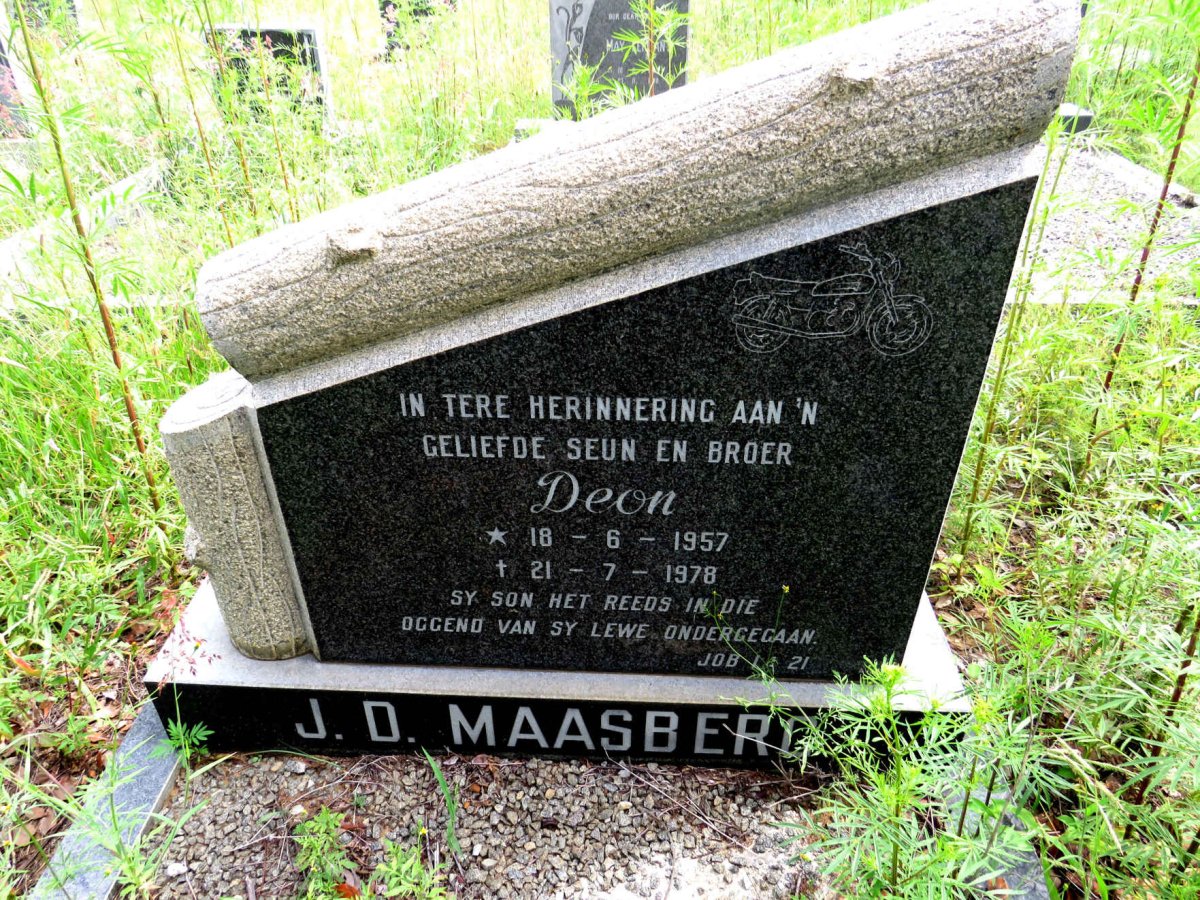 MAASBERG J.D. 1957-1978