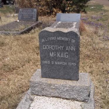 MCKAIG Dorothy Ann -1945