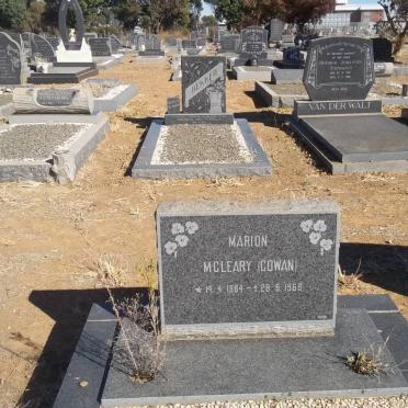 MCLEARY Marion nee COWAN 1884-1968