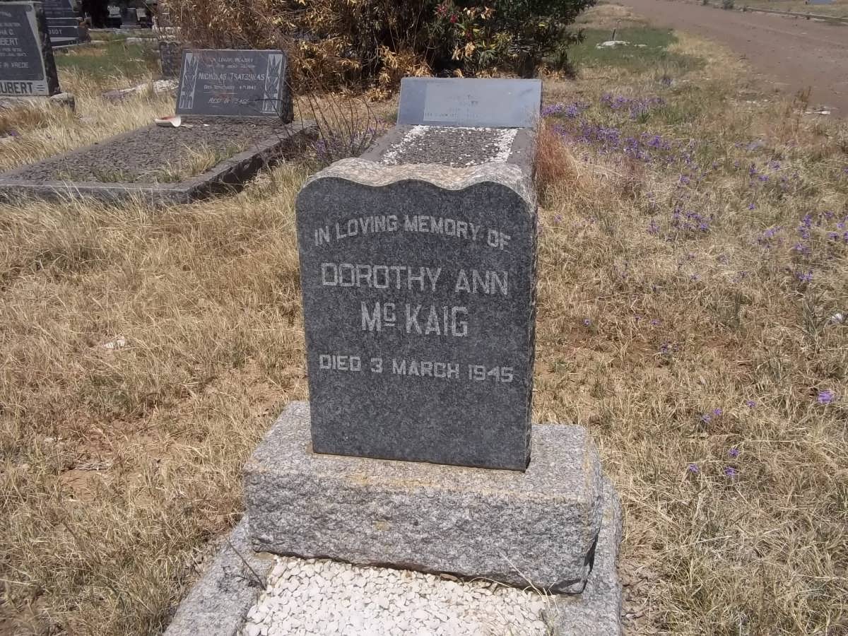 MCKAIG Dorothy Ann -1945