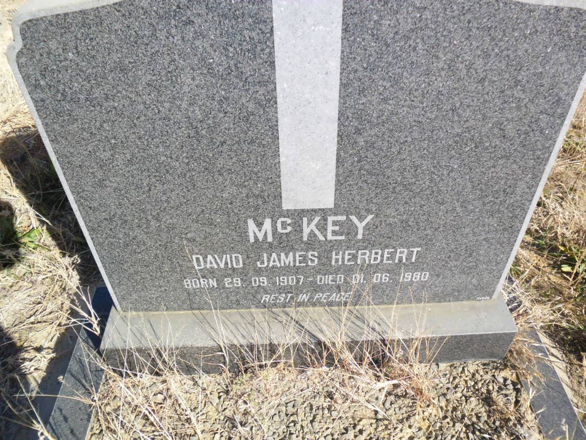 MCKEY David James Herbert 1907-1980