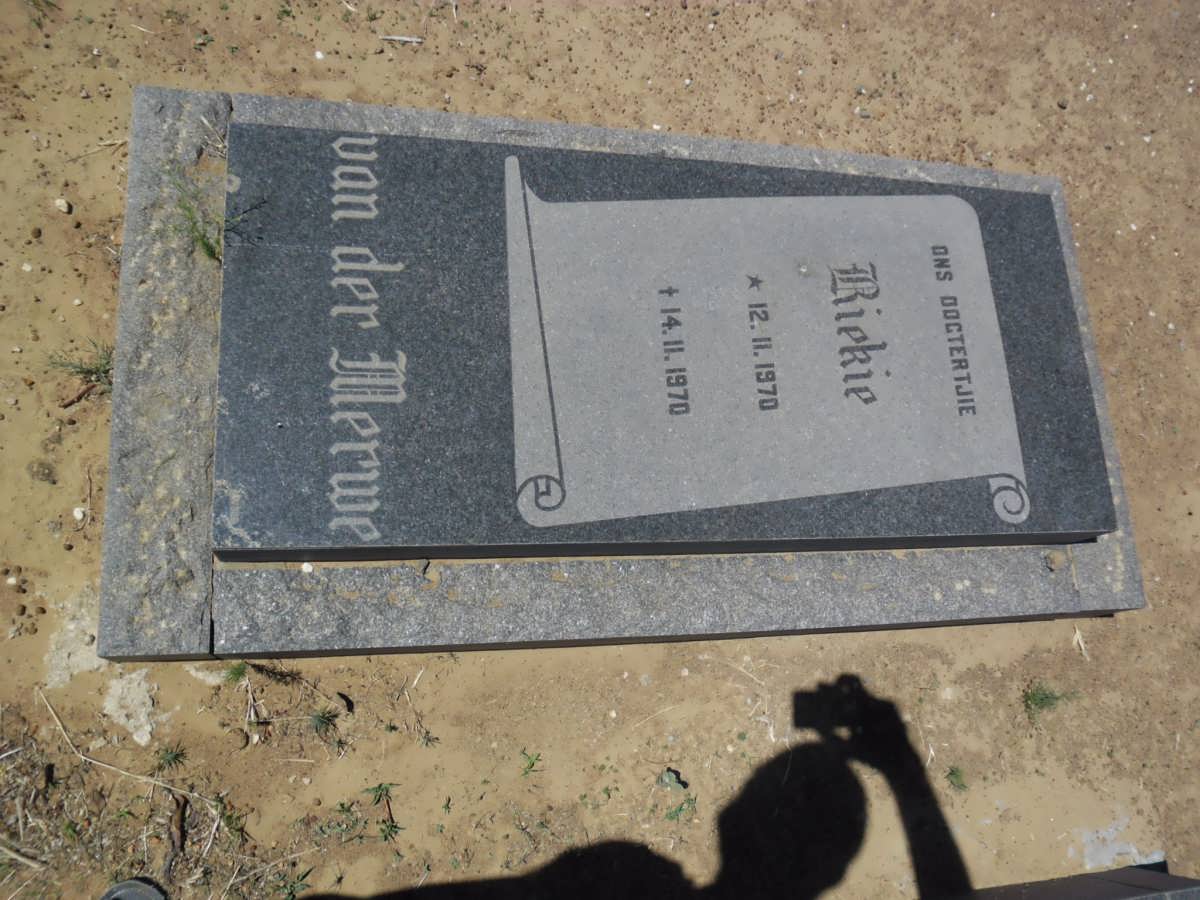 MERWE Riekie, van der 1970-1970