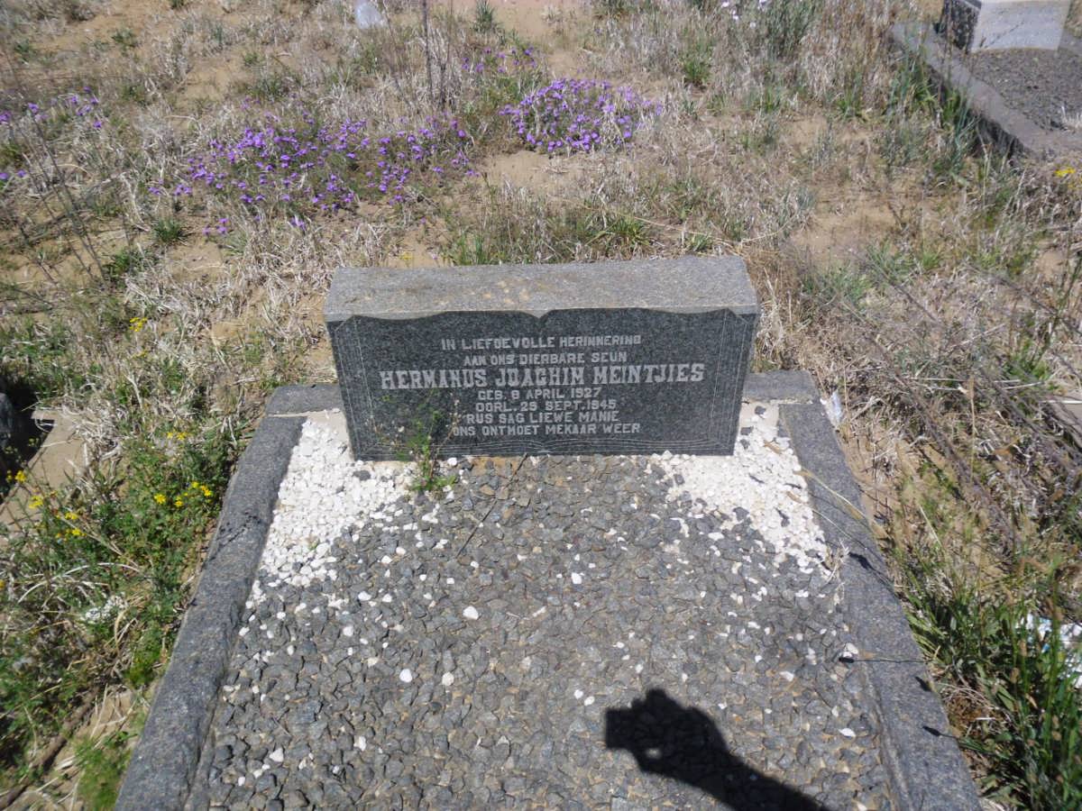 MEINTJIES Hermanus Joachim 1927-1945