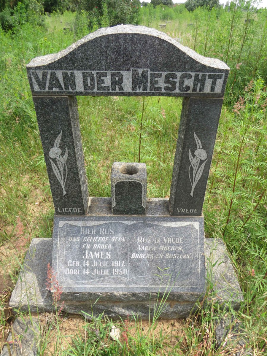 MESCHT James, van der 1917-1950 