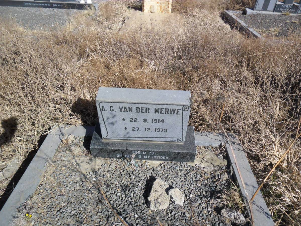 MERWE A.C., van der 1914-1979