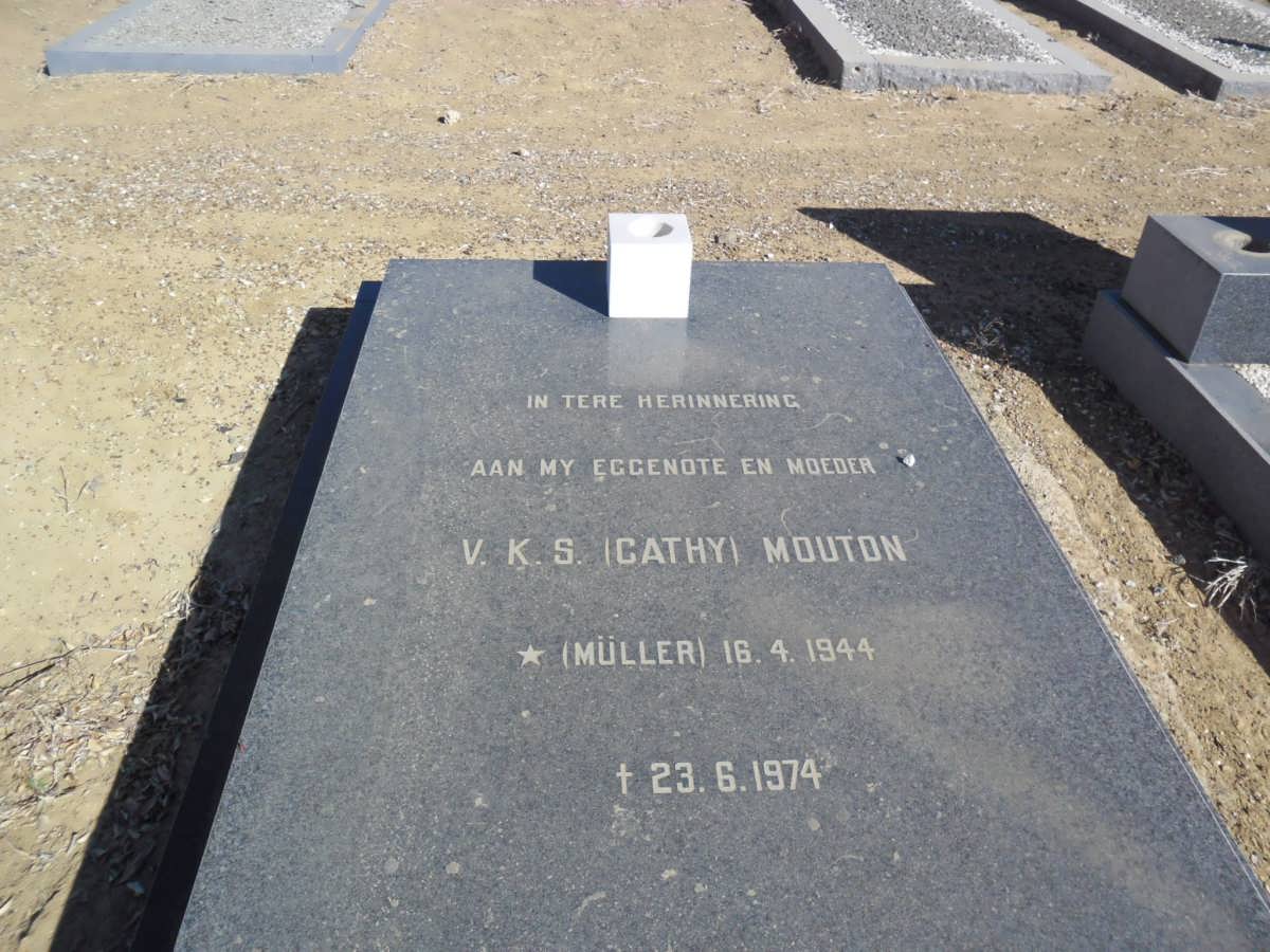 MOUTON V.K.S. nee MULLER 1944-1974