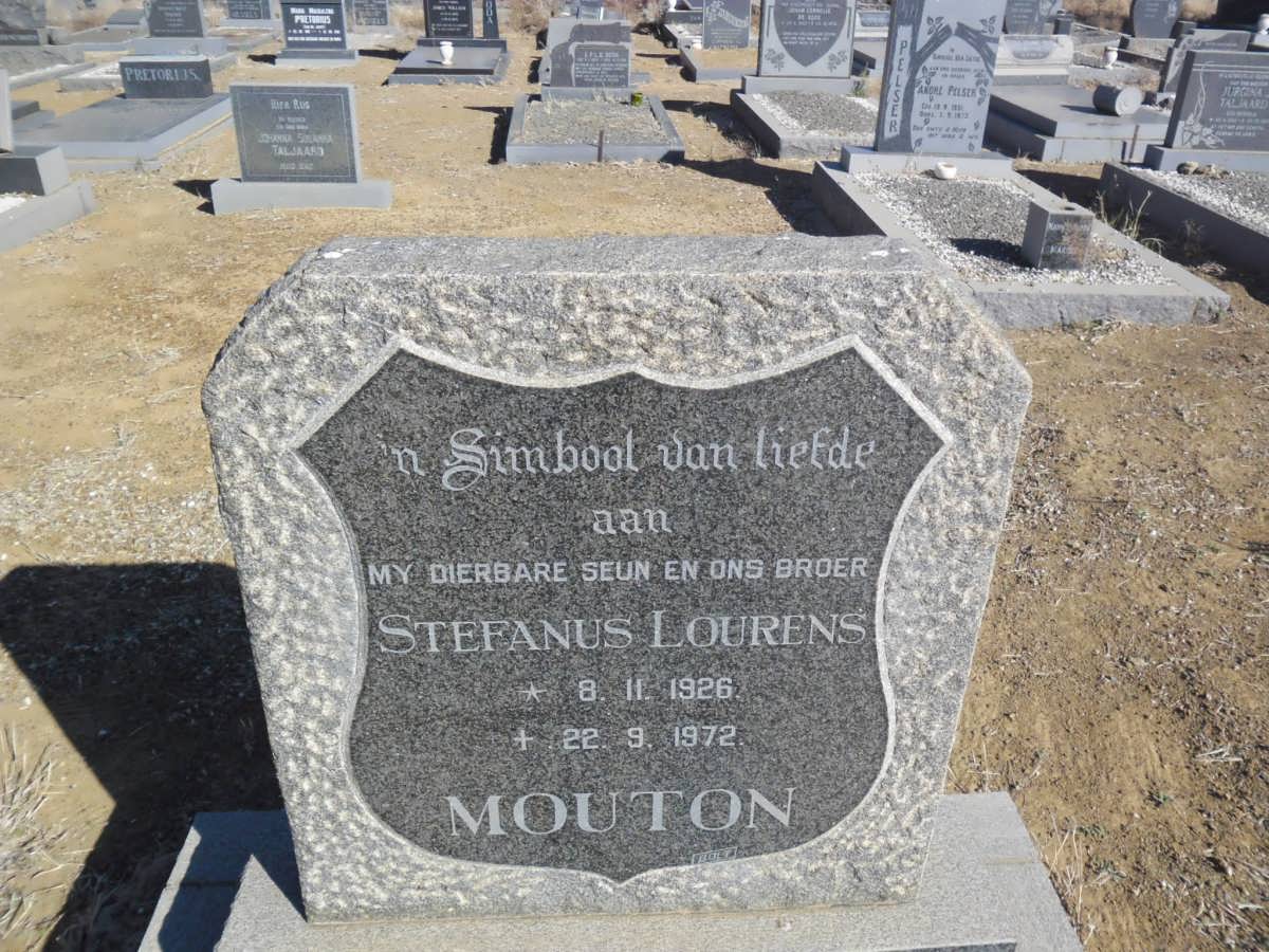 MOUTON Stefanus Lourens 1926-1972