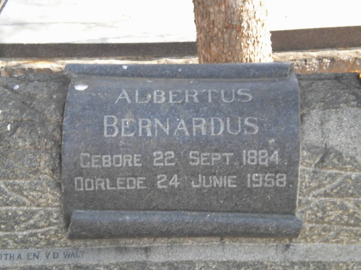 MOSTERT Albertus Bernardus 1884-1958 