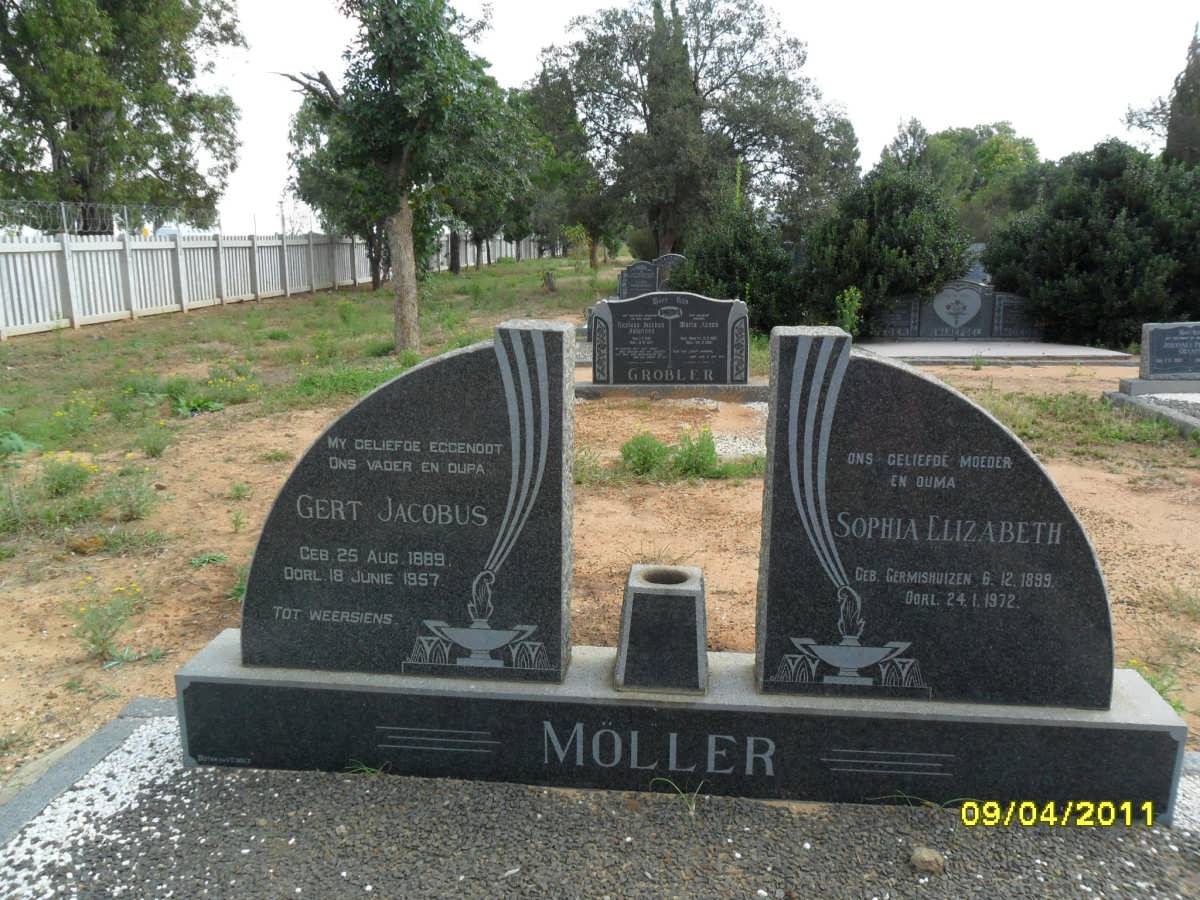 MOLLER Gert Jacobus 1889-1957 &amp; Sophia Elizabeth GERMISHUIZEN 1899-1972