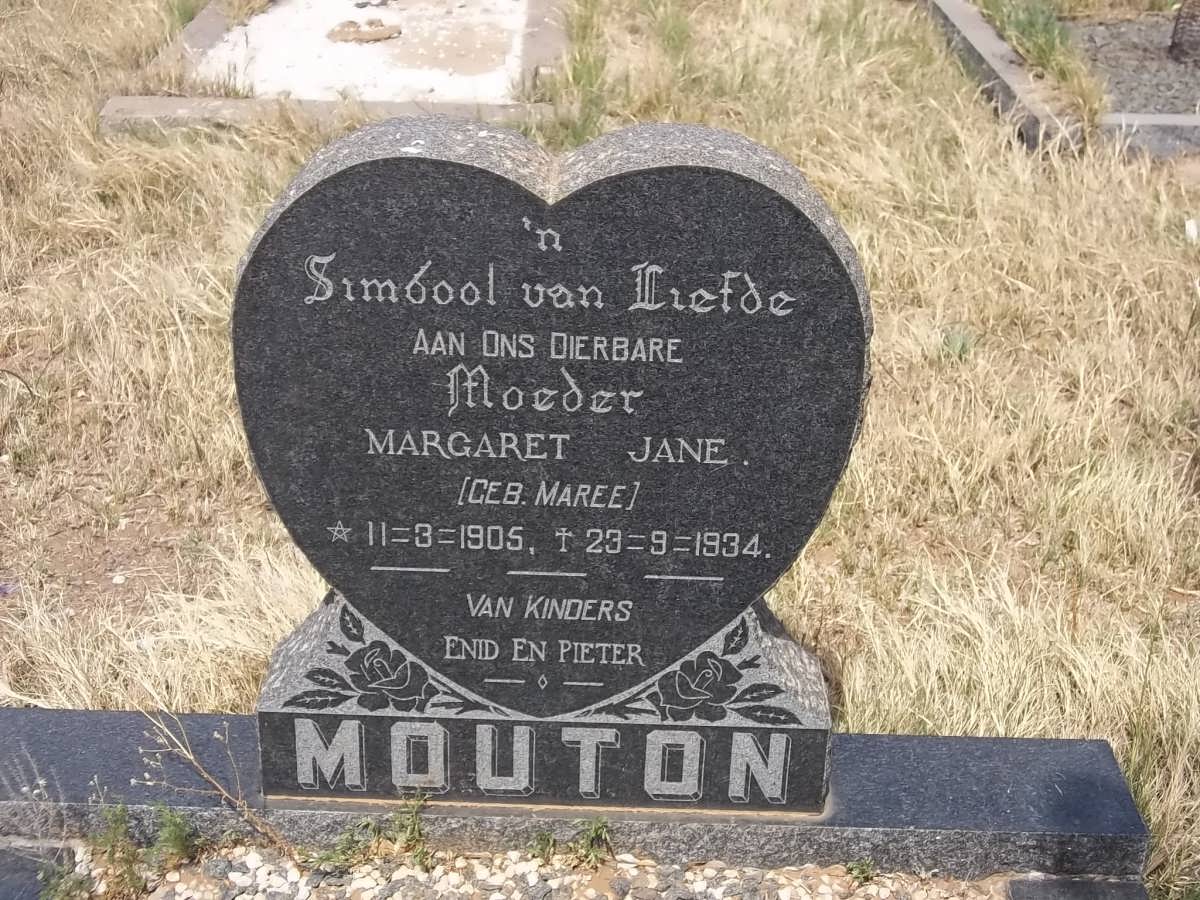 MOUTON Margaret Jane nee MAREE 1905-1934