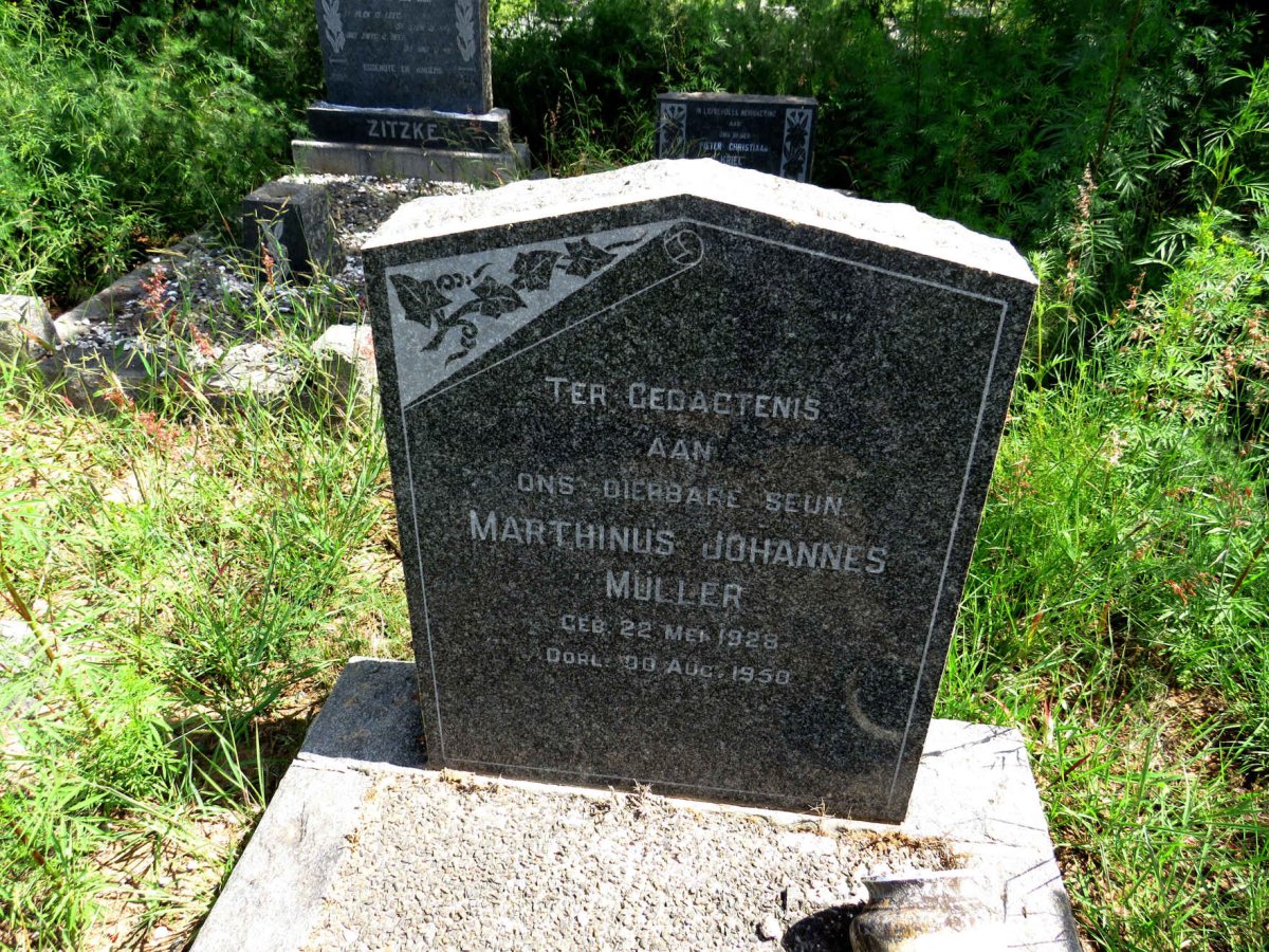 MULLER Marthinus Johannes 1928-1950