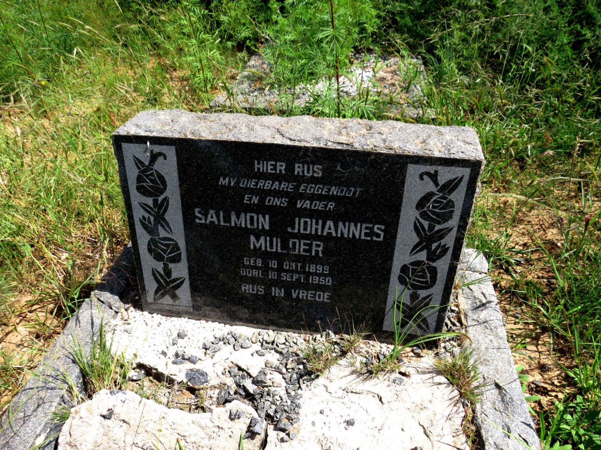 MULDER Salmon Johannes 1899-1950