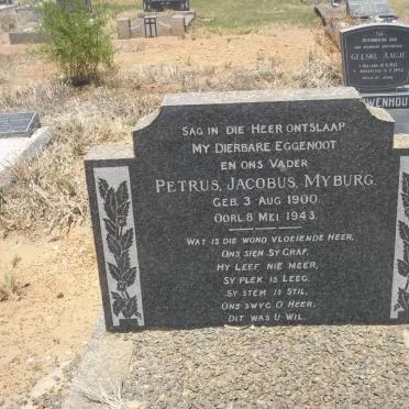 MYBURG Petrus Jacobus 1900-1943