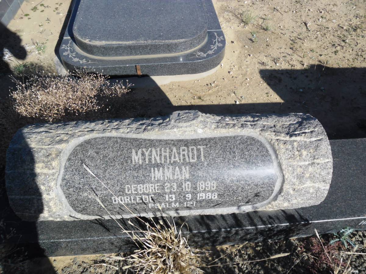 MYNHARDT Imman 1898-1988