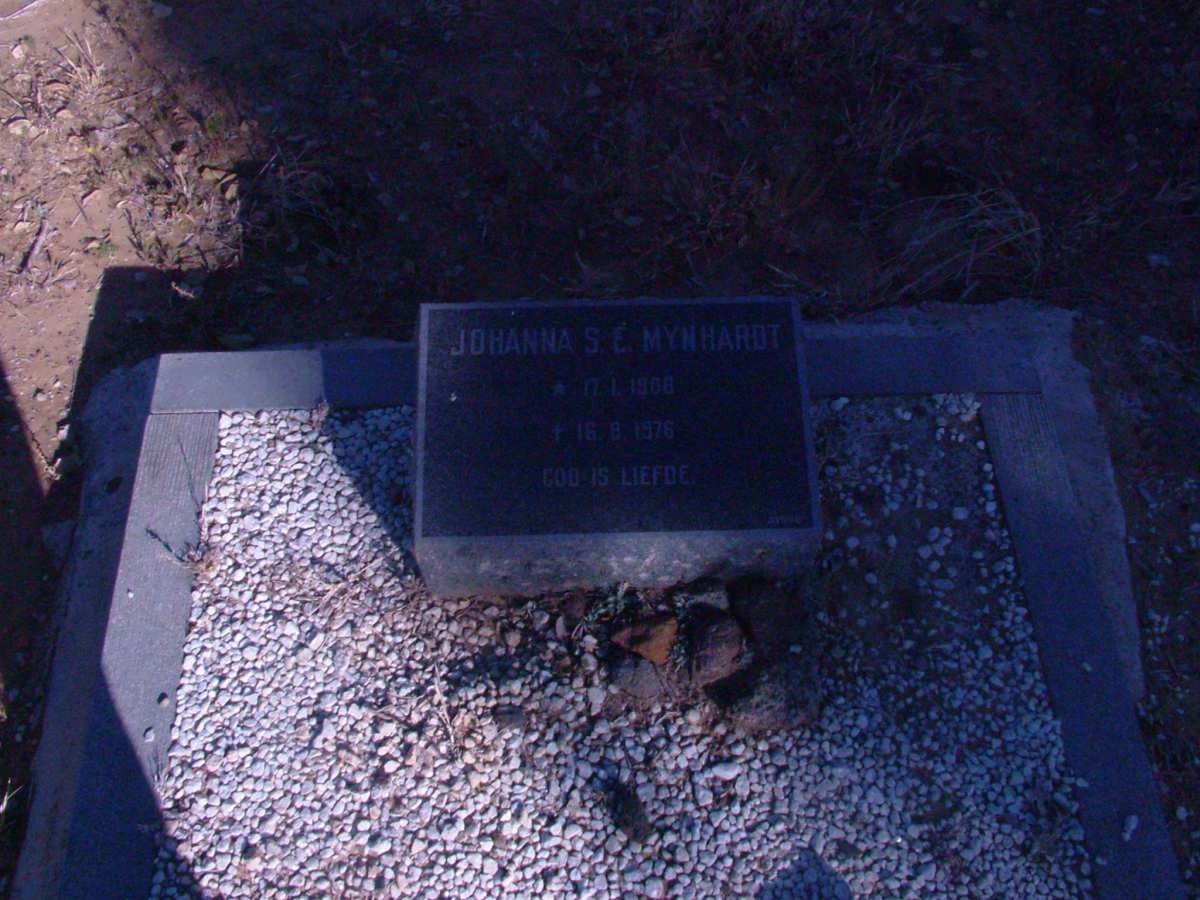 MYNHARDT Johanna S.E. 190?-1976