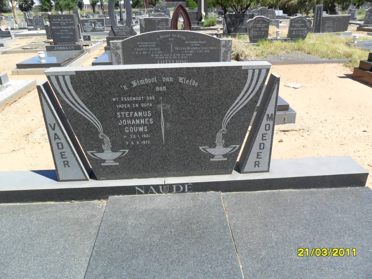 NAUDE Stefanus Johannes Gouws 1921-1973