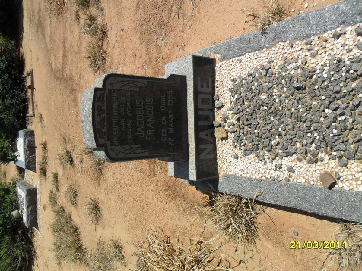 NAUDE Jacobus Francois 1955-1955