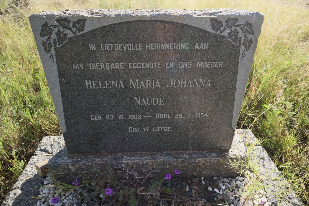 NAUDE Helena Maria Johanna 1903-1954