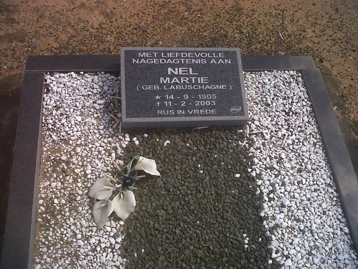 NEL Martie nee LABUSCHAGNE 1905-2003