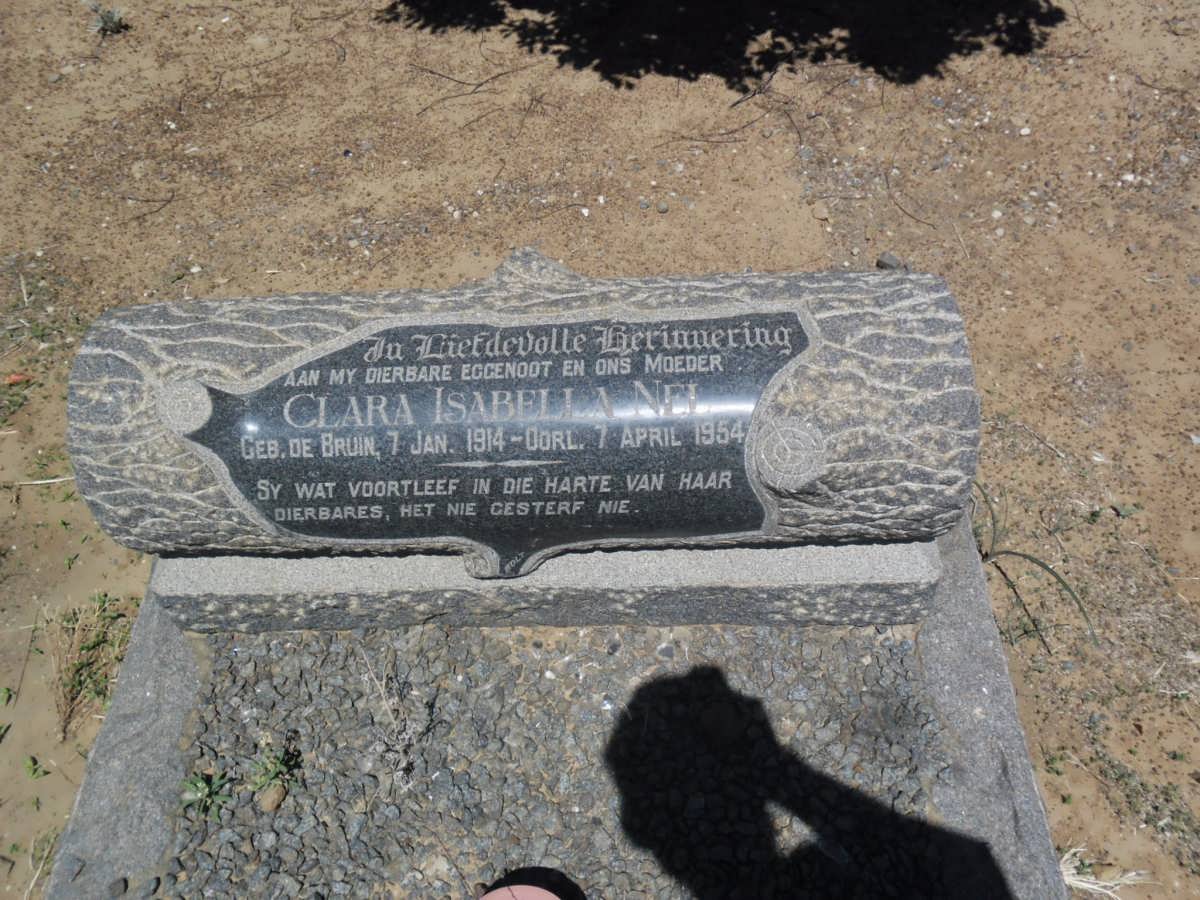 NEL Clara Isabella nee DE BRUIN 1914-1954