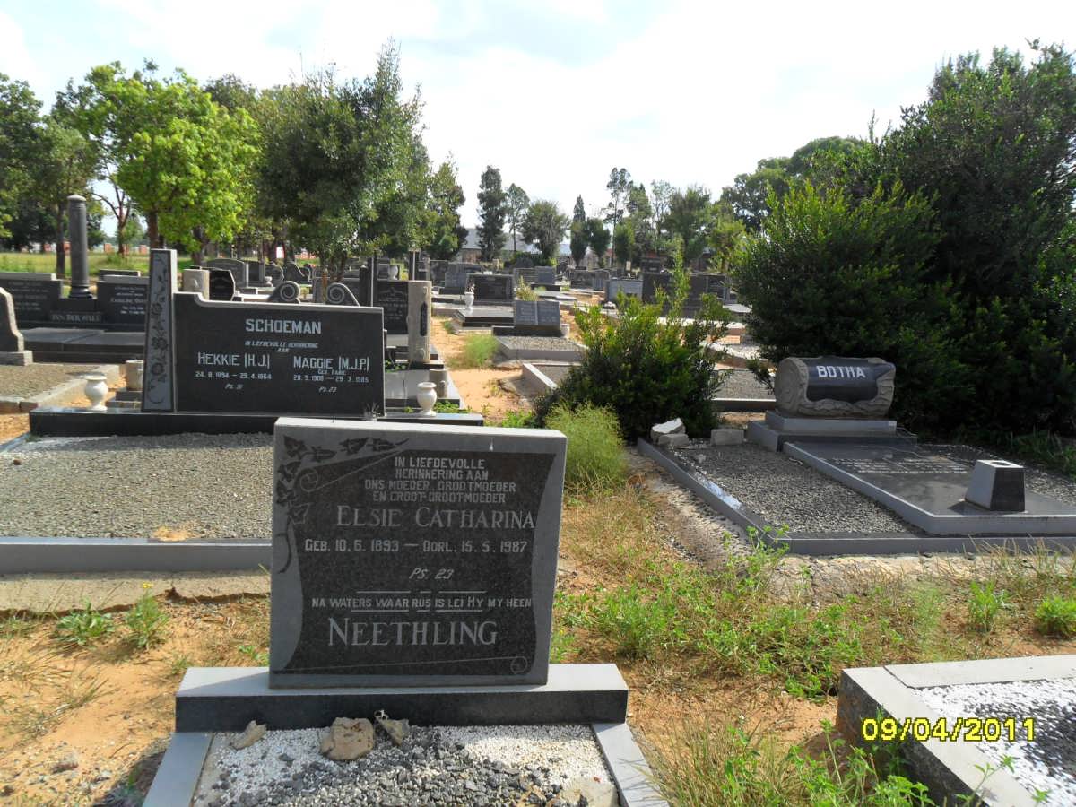 NEETHLING Elsie Catharina 1893-1987