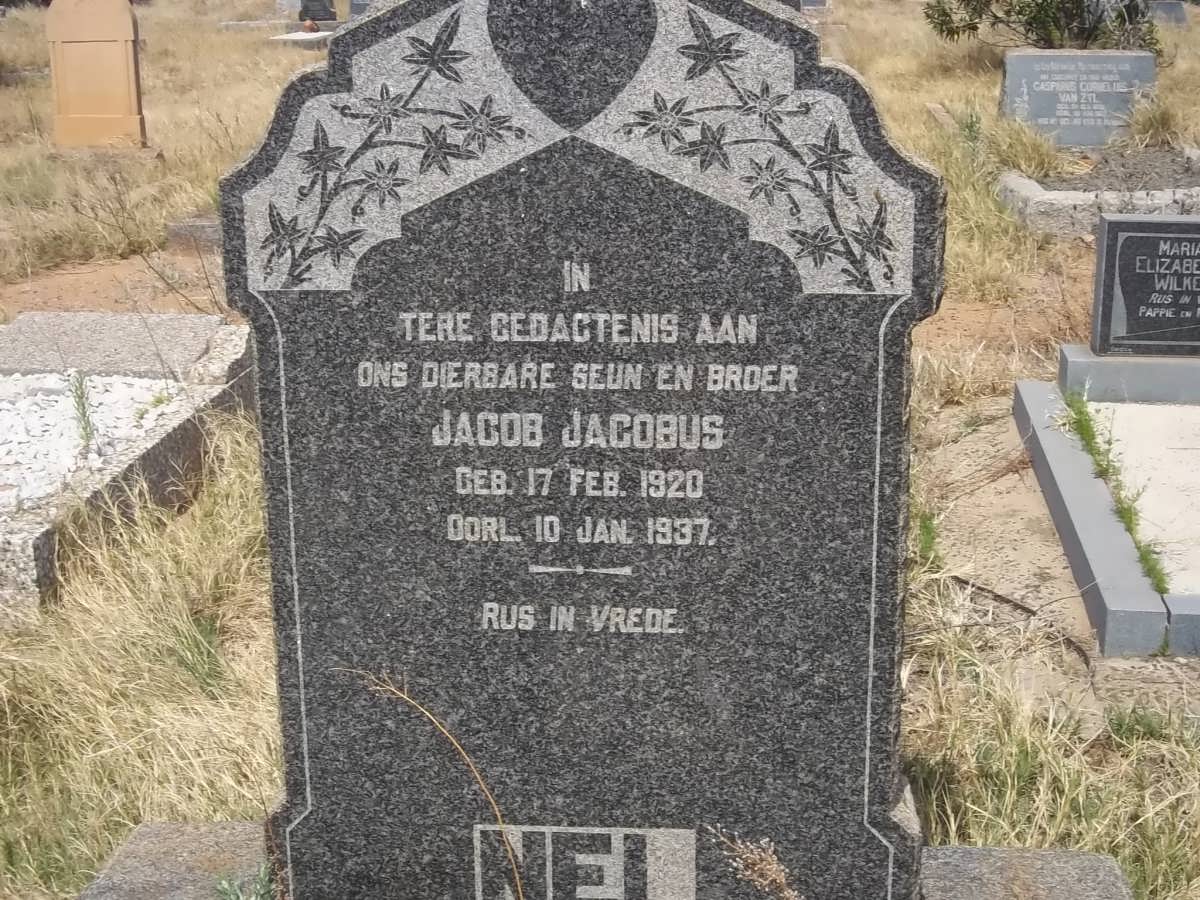NEL Jacob Jacobus 1920-1937