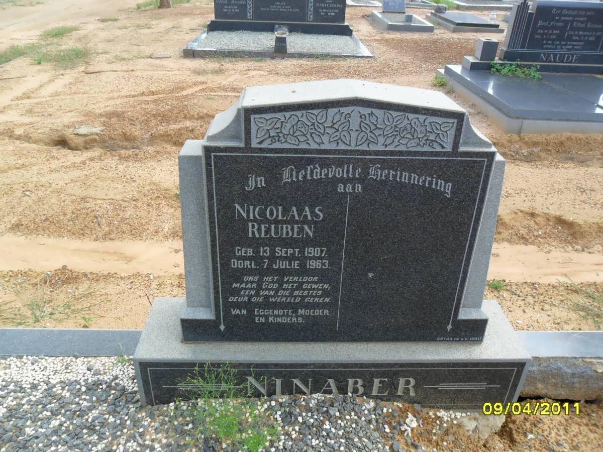 NINABER Nicolaas Reuben 1907-1963