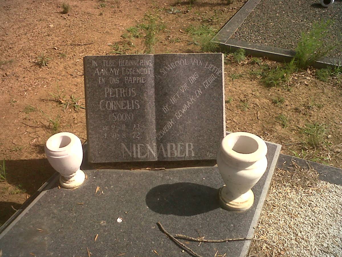 NIENABER Petrus Cornelis 1923-1972