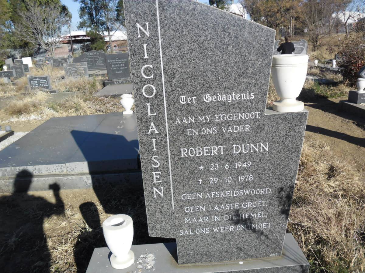 NICOLAISEN Robert Dunn 1949-1978