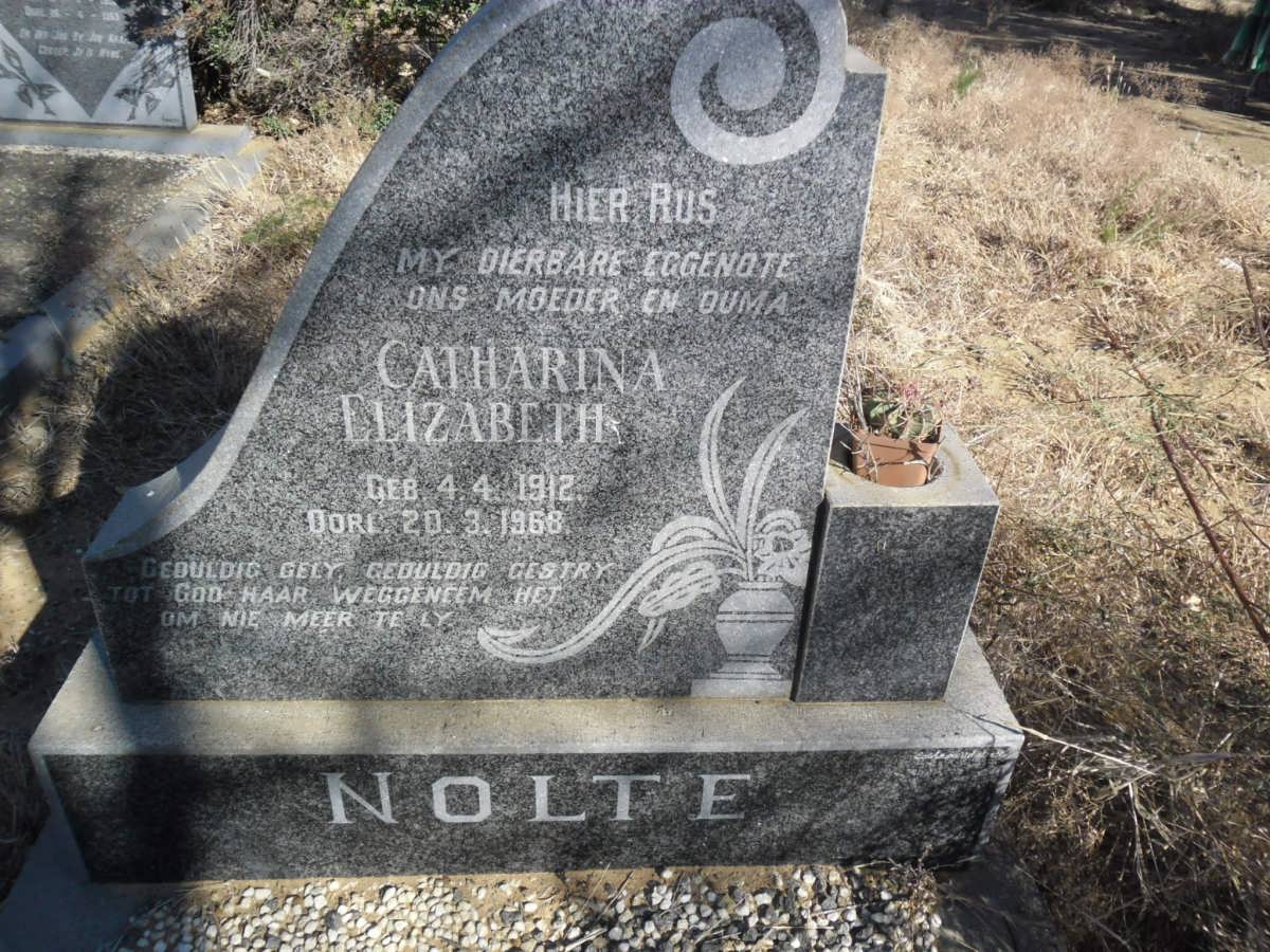 NOLTE Catharina Elizabeth 1912-1968