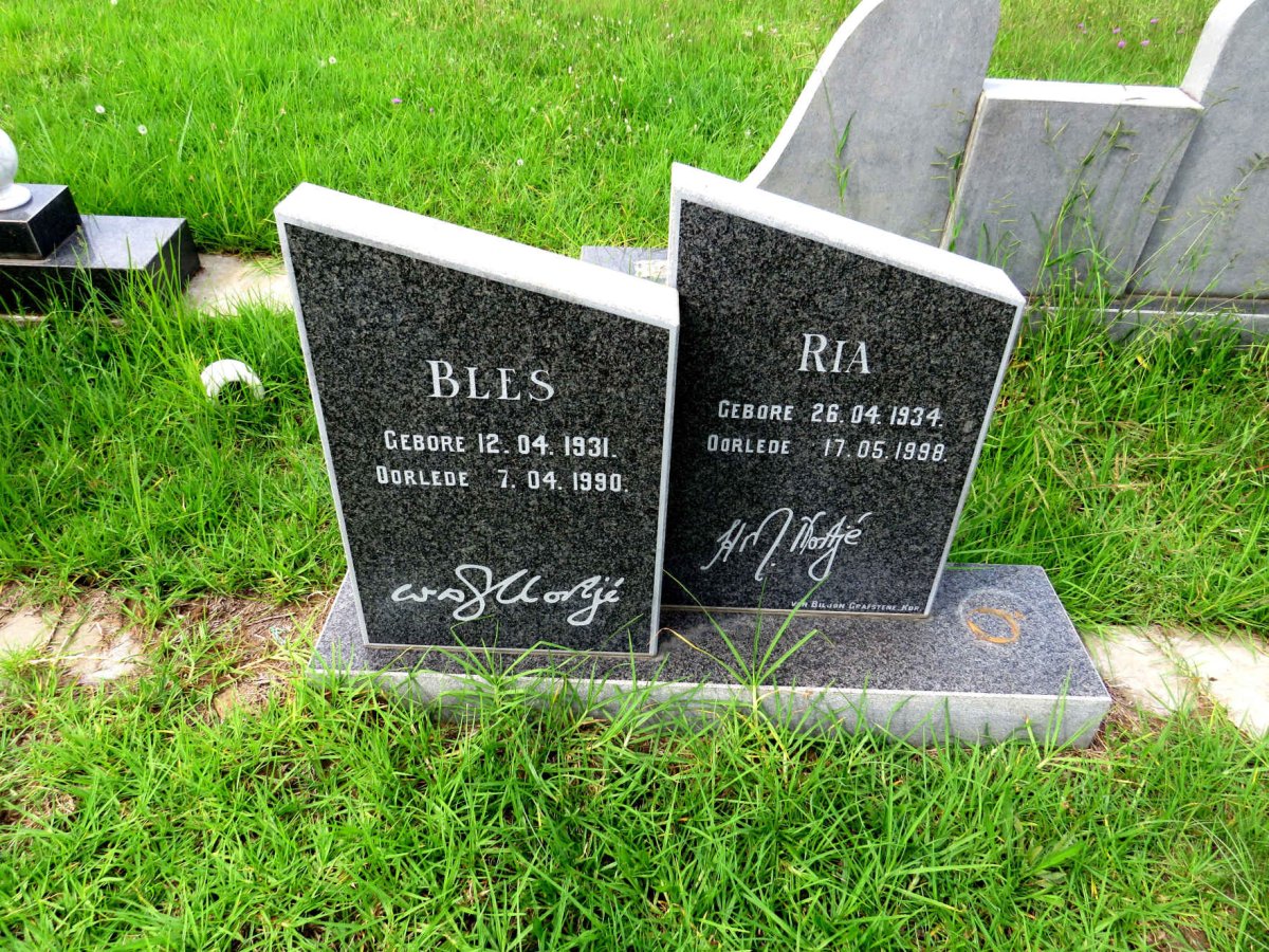 NORTJE Bles 1931-1990 & Ria 1934-1998