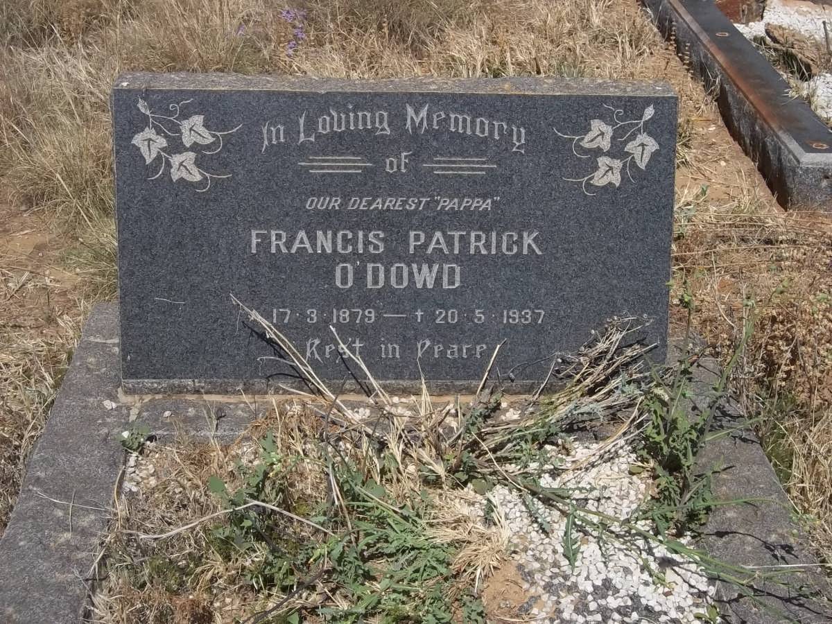O'DOWD Francis Patrick 1879-1937