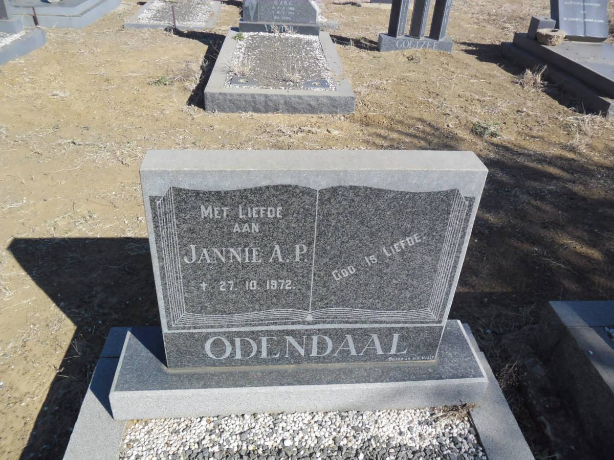 ODENDAAL Jannie A.P. -1972