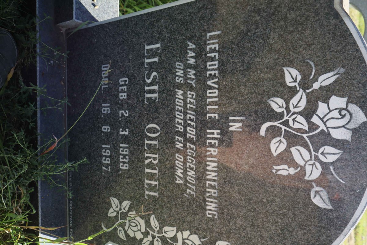 OERTEL Elsie 1939-1997