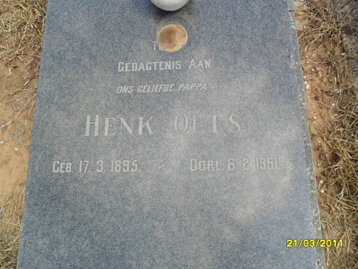 OETS Henk 1895-1961