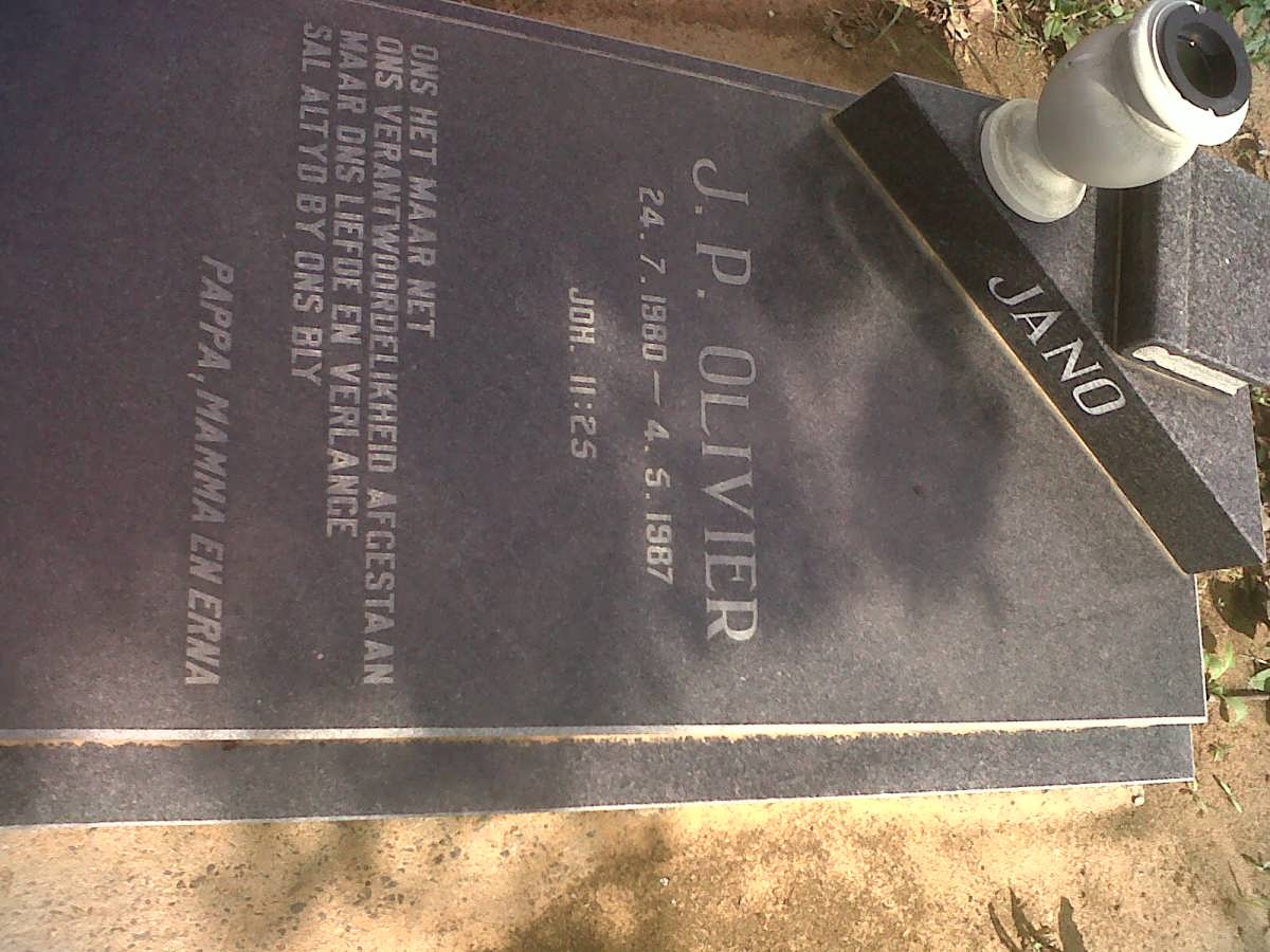 OLIVIER J.P. 1980-1987