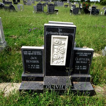 OLIVIER Jan Hendrik 1916-1986 & Clotilda SEARLE 1915-1989