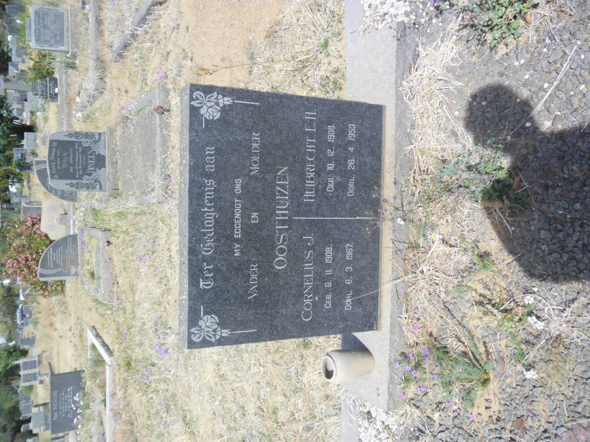 OOSTHUIZEN Cornelius J. 1908-1967 &amp; Huibrecht E.H. 1908-1953