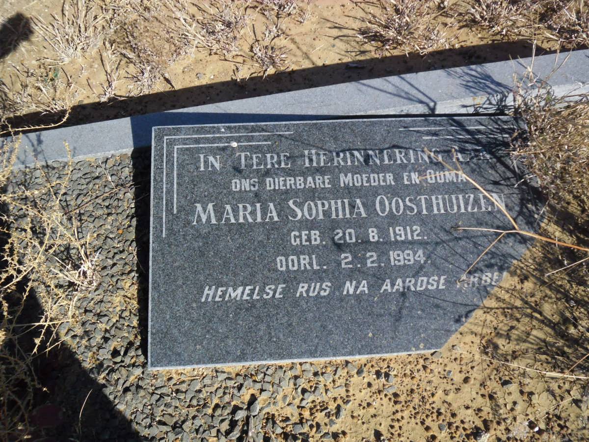 OOSTHUIZEN Maria Sophia 1912-1994