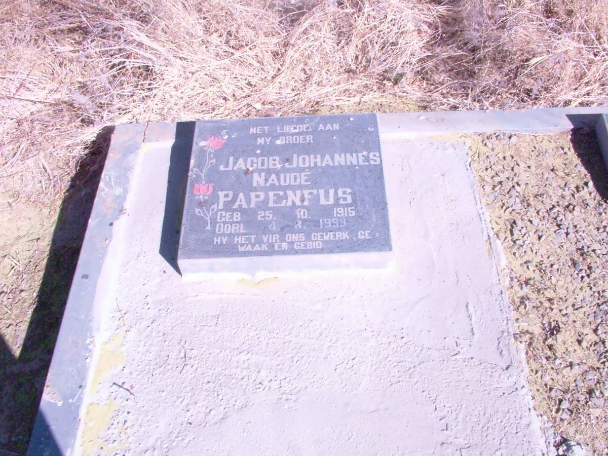 PAPENFUS Jacob Johannes Naudé 1915-1999