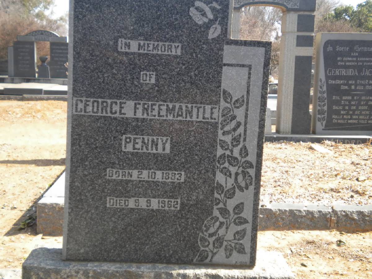 PENNY George Freemantle 1883-1962